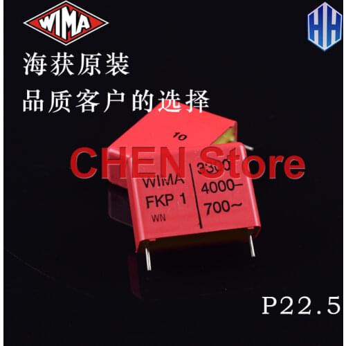 4PCS/10PCS NEW Germany WIMA FKP1 3300PF 4000V P22MM 332/4000V Polypropylene (PP) Capacitors 3.3NF 3N3 4KV 3300pf/4000v