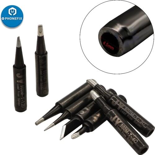 4 pcs Lead-free Soldering Iron Tip 900M Series Welding Tools 900M-T-K 900M-T-D 900M-T-IS For 936 Soldering Station Welding Head