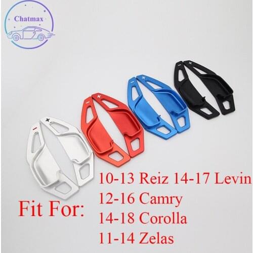 Car-Styling DSG For Toyota Reiz Levin Camry Corolla Zelas Aluminum Alloy Steering Wheel Shift Paddle Shifters Extension