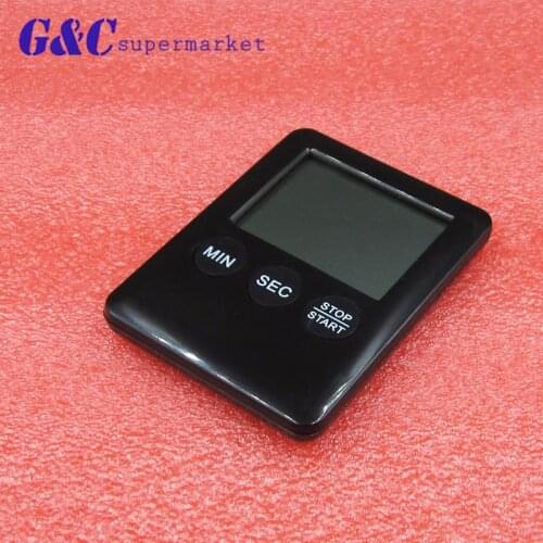Black Square Large LCD Digital Kitchen Timer Cooking Timer Alarm With Magnet Kitchen Timer Accessories diy electronics