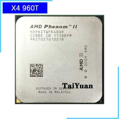 AMD Phenom II X4 960T 3.0 GHz Quad-core CPU Processor HD96ZTWFK4DGR Socket AM3