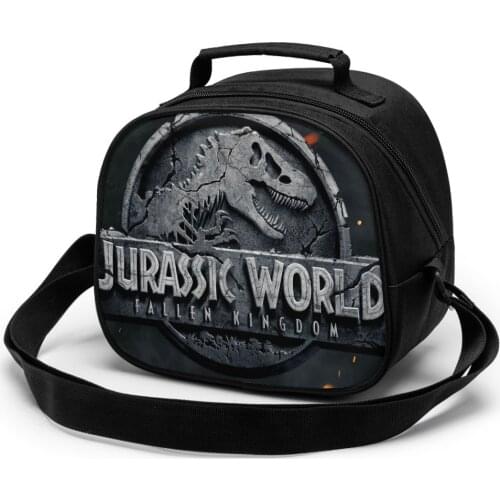 Jurassic World Children fashion lunch bag thermal insulated bag travel casual insulated picnic bag