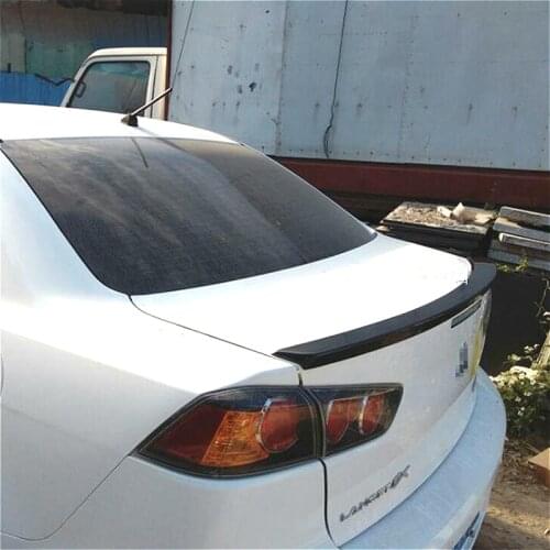 For Mitsubishi Lancer EX Evo 2010 2011 2012 2013 2014 ABS Plastic Unpainted Primer Color Rear Trunk Wing Spoiler