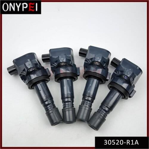 4PCS Ignition Coils UF672 099700-181 30520-R1A-A01 for Honda Civic HR-V 1.8L/ 2013-2015 A cura CR-V IV ILX 2.0L L4 1.8L 1.6L