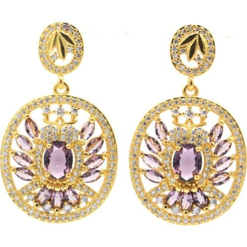 28x14mm SheCrown Cross Created Rich Blue Aquamarine For Womans Daily Wear Silver Pendant Wholesale Drop Shipping