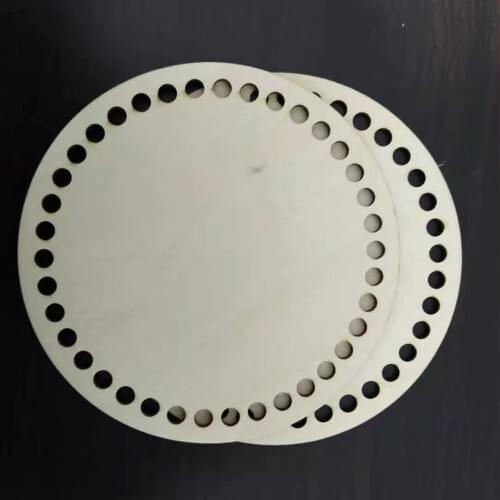 20pcs /Lot Round Wooden Crochet Bottom 15cm 5.9 Inch Wood Knitting Basket Base