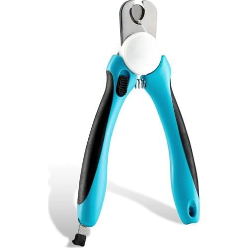 Dog Nail Clippers and Trimmer Safety Guard to Avoid Over-cutting Nails Free Nail File Razor Sharp Blades Sturdy Non Slip Handles