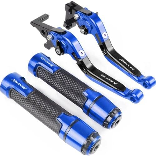 For YAMAHA XMAX 125 2017 2018 2019 Accessories Motorcycle CNC Adjustable Foldable Brake Clutch Lever Handle Grips With xmax 125
