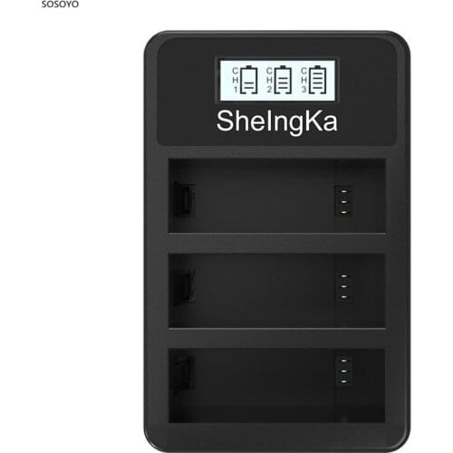 Osmo Action Lithium Battery Charger USB Type-c Charging Port Batteries Charger For Dji Osmo Action Camera Accessories