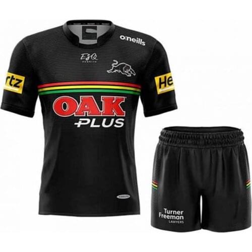 Penrith Panthers 2021 Kids Home Jersey Rugby Jersey Sport Shirt