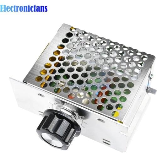 AC 220V 4000W SCR Voltage Regulator Dimmer Motor Speed Controller Module Temperature Control