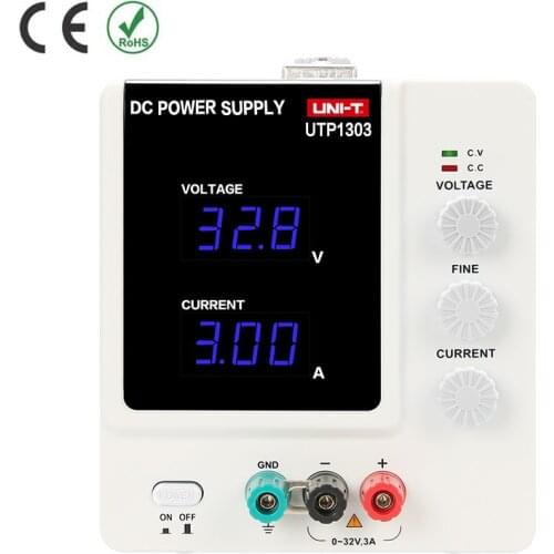 UNI T UTP1303 1305 Variable Digital Switching Power Supply 32V 3A 5A Linear DC Power Supplies With Low Ripple/Noise Overload