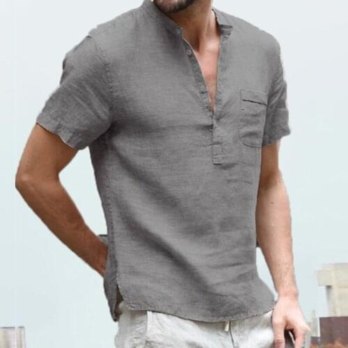 Yuerlian Men's Plain T-shirts