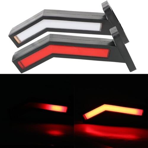 LEEPEE LED Side Marker Light Warning Tail Light 12-24V For Trailer Truck Lorry Lamps Dynamic Trailer Lights 2PCS 33 LEDS