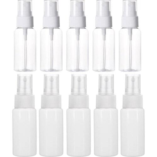 10pcs Spray Bottle 20ml Refillable Fine Mist Sprayer Leak Proof Travel Bottle for Essential Oils Serum Perfumes Dispenser