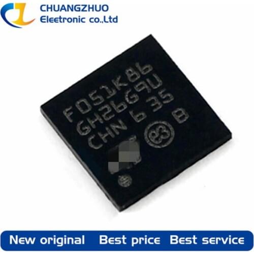 10Pcs/lot New original STM32F051K8U6TR MCU 32BIT 64KB FLASH 32UFQFPN