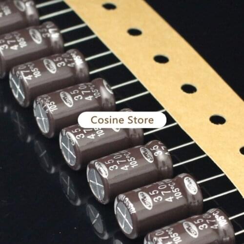 30pieces/lot Electrolytic Capacitor SAMWHA 470UF 35V WL Series 10X16mm 35V470UF High Frequency Low Resistance
