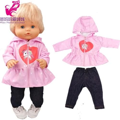 40 Cm Baby Doll Jacket for 42cm Nenuco Ropa Y Su Hermanita Doll Clothes Children Toys Gifts