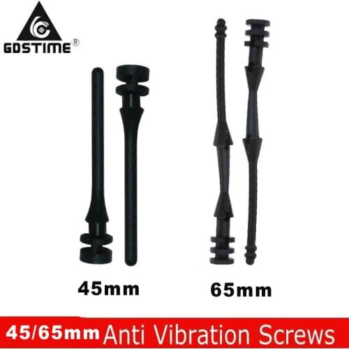 500 Pcs 45mm 65mm Computer Components PC Case Fan Screw Pin Rivet Rubber Anti Vibration Rubber Mounts Silicone Screws