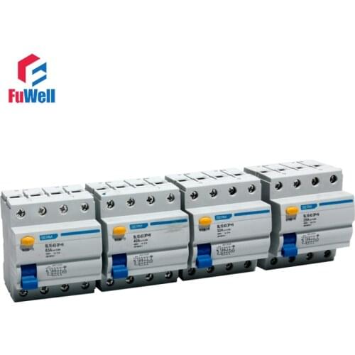 Residual Current Circuit Breaker BL1E-63 3P+N Poles Leakage Protection RCCB 25/32/40/63A Current 230V Circuit Breaker