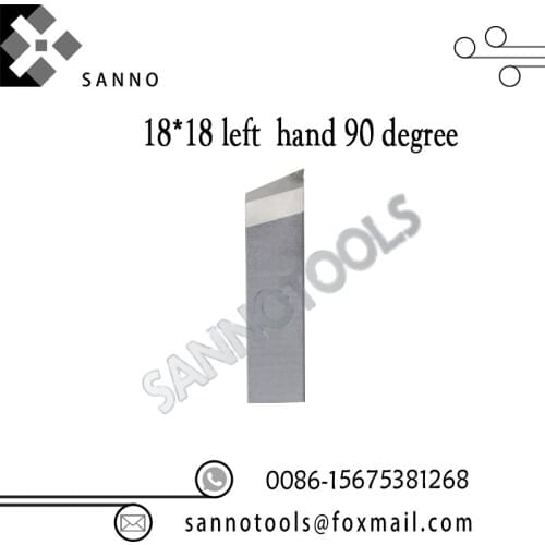 Free shipping! High quality 90degree 18*18 right hand / 90degree 18*18 left hand PCD cnc carbide turning inserts