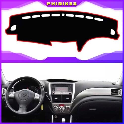 For Subaru Forester 2008-2012 Dashboard Cover Sun Shade Non-slip Dash Mat Pad Carpet Car Stickers Interior Accessories