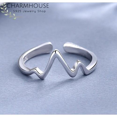 Vintage Wedding Rings For Women Girls Curve Design Finger Ring 925 Sterling Silver Jewelry Anillo Femme Party Gifts Bijoux