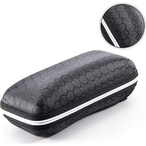Fashion Sunglasses Glasses Protective Case Protable Rectangle Zipper Carry Bag Eyewear Reading Hard Eye Glasses Carry Bag Box