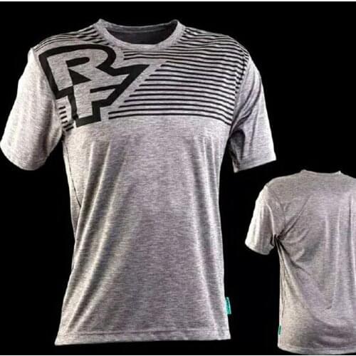 2022 2022 New Summer Men Blue Grey RACEFACE Cycling jersey MTB off road mountain Bike Mens short Bicycle clothes jerseys