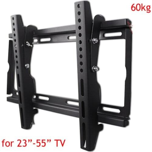 PTB-605SH 23"30"40"55" wall mount tv bracket 50" metal 60kg vesa 400x400 Panel LCD TV Wall Mount tilt up down 15 holder
