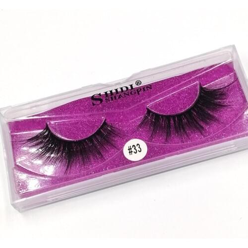 1 Pair Mink Eyelashes Natural Fake Eye Lashes Make Up Handmade 3D Mink Lashes False Lashes