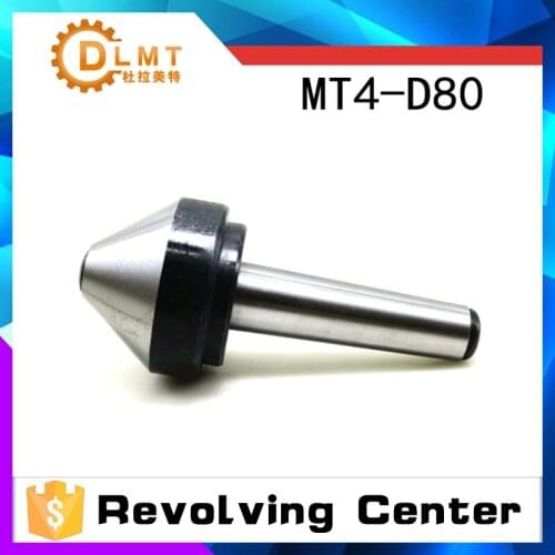 1PC MT3 MT4 80 Bull nose live center Umbrella Revolving Center rotation top for lathe machine Rotary center