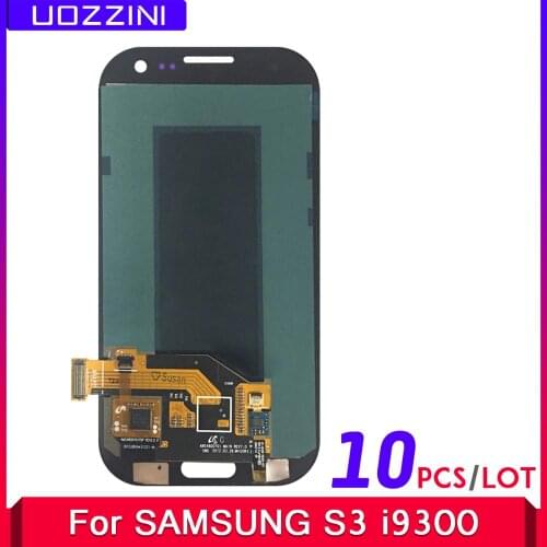 10 Pcs/Lot Super AMOLED For Samsung Galaxy S III S3 i9300 i9300i i9301 i9301i i9305 LCD Display Touch Screen Digitizer Assembly