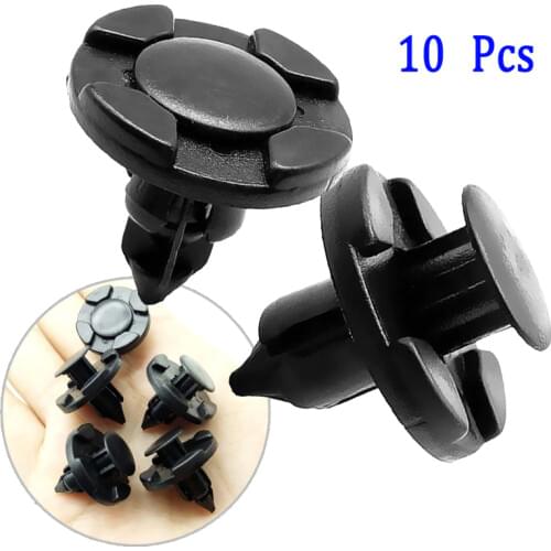 10x Car Styling 8mm Bumper Fastener Rivets Clips for toyota auris reno megane 2 focus kia sportage 3 grand vitara kia rio 2018