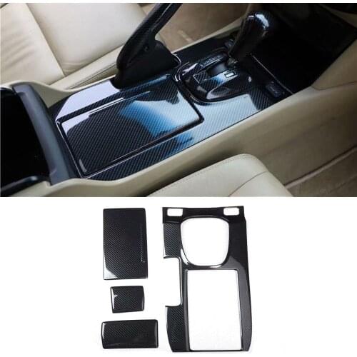 4pcs/set Car Interior Moulding Accessories For Honda Accord 8th 2008-2012 Car Gear Shift Box Panel Cover Trim Stickers ABS