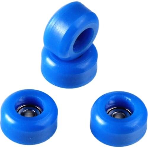 4 Pcs/Set Professional Urethane Bearing Wheels for Wooden Fingerboard