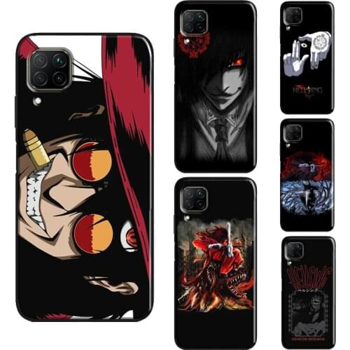 Anime Hellsing Alucard Case For Huawei P30 P20 P40 Pro Mate 10 20 Lite P Smart Z 2019 Nova 5T Honor 8X 9X 8A 10i