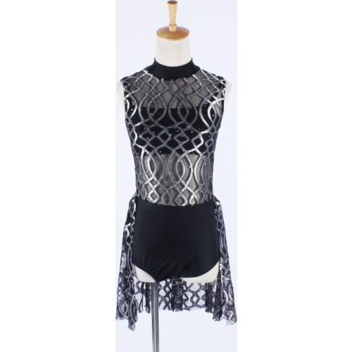 H2689 Children Latin Dance Dress Modern Dancing Wear Girls Performance Show Competition Costumes Student Professional Dancewear