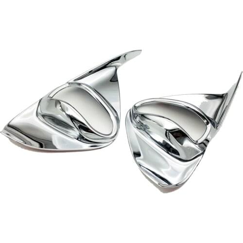 For Toyota Prius Prime PHV 2017 2018 ABS Chrome Front Fog Light Fog Lamp Cover Trim 2pcs Car Styling Accessories