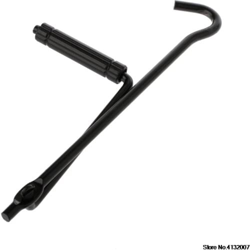 Tire Wheel Jack Lug Wrench Car Metal Handle Scissors Jack Wrench Auto Truck Black Durable Wheel Repair Tool