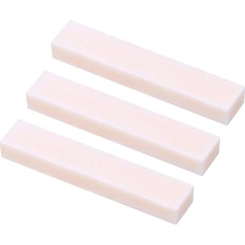 Guitar Blank Bone Nut Real Buffalo Bone Guitar Bass Bridge Saddle Nut for LP Electric Acoustic Guitar Accessories