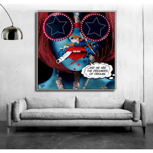 Canvas Painting Wall Art monika nowak Game Equipment Painting We Are The Dreamers Posters And Prints The Pictures On The Wall