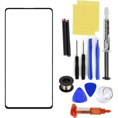 Front Screen Glass Repair Kits for Samsung Galaxy Note 10 Lite/S10 Lite/S20 FE Touch Outer Glass Lens Replacement & Stickers