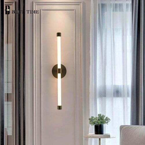Creative LED Wall Light for Bedroom Living Room Stair Lights Decor Bedside lights Home Indoor Wall Lamp Black Gold Wall Sconces