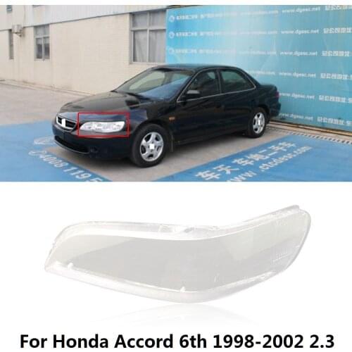 CAPQX 1PC For Honda Accord 1998-2002 2.3 Front Headlamp Headlight Lamp cover Lampshade Waterproof Bright Lamp Shade Shell Cap