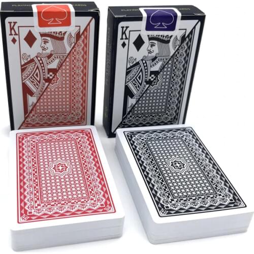 Hot 2Sets/Lot High Quality Pattern Bridge Baccarat Texas Hold'em Plastic Waterproof Poker Club Playing Cards Board Games 58*88mm