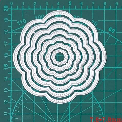 Metal Cutting Dies New Crafts Floral frame Border Die Mold Stencil For DIY Scrapbook Paper Cards Decorative Embossing Die