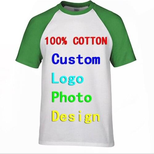 Advertising Team Logo Custom Printed Mens T Shirt Camiseta Masculina Tees Homme Color Block Short Sleeve Unisex Summer 2018