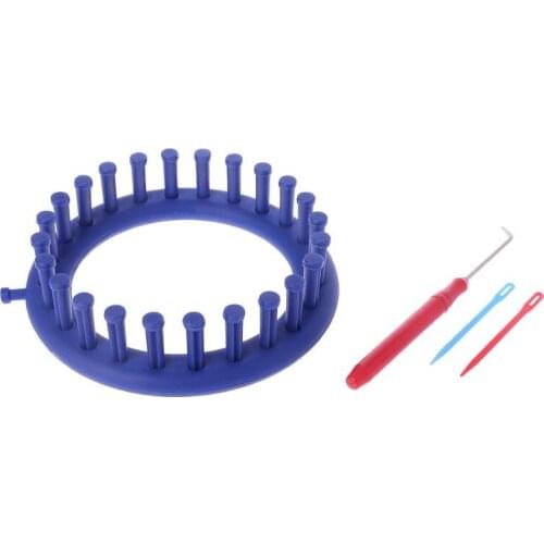 14CM Blue Classical Round Circle Hat Knitter Knifty Knitting Knit Loom Kit