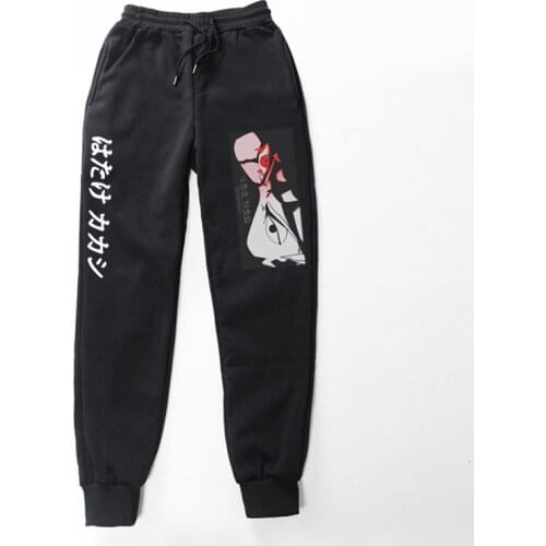 2020 New Casual Pants Sweatpants Training Pant Anime Harajuku Japanese Hatake Kakashi Men Pants Joggers Male Trousers